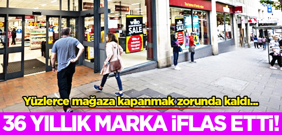 36 yıllık marka iflas etti... İflası yayınladı: Dev mağazaları tek tek kapanıyor, o ülkenin ünlü şirketi iflas etti