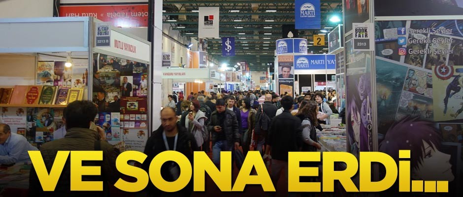 37. Uluslararası İstanbul Kitap Fuarı sona erdi