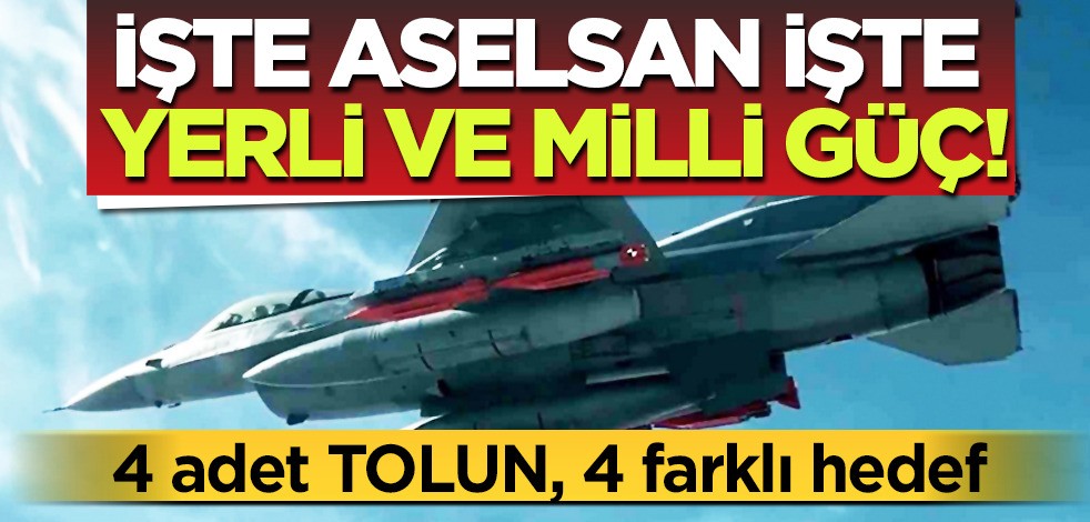 4 adet TOLUN, 4 farklı hedef! Bakan şaşıp kalacak: Savaş uçakları, TİHA ve SİHA’larla Türkiye hamleyi yaptı