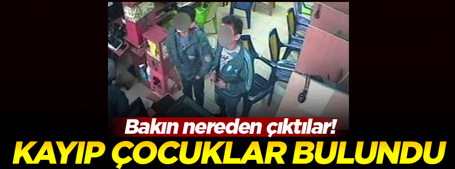 4 gündür kayıp 2 öğrenci bağ evinde bulundu