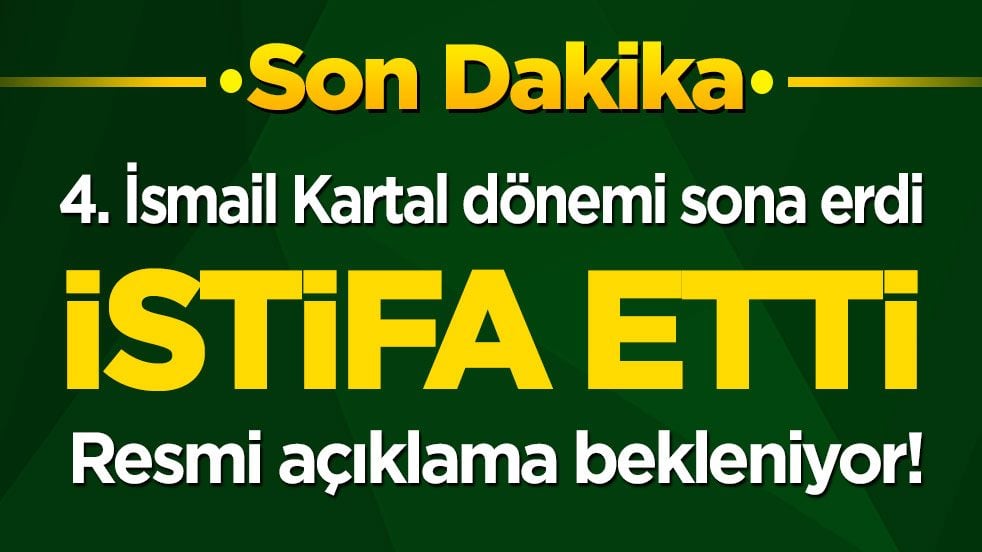 4. İsmail Kartal dönemi sona erdi: İstifası kabul edildi! Fenerbahçe’den resmi açıklama bekleniyor