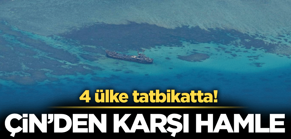 4 ülke tatbikatta! Çin'den karşı hamle
