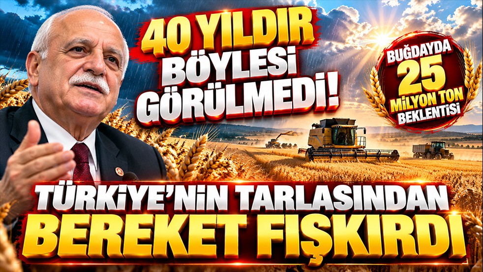 40 yıldır böylesi görülmedi! Türkiye’nin tarlalarından bereket fışkırdı