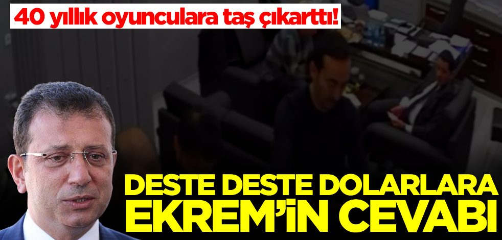 40 yıllık oyunculara taş çıkarttı! Deste deste dolarlara Ekrem'in cevabı