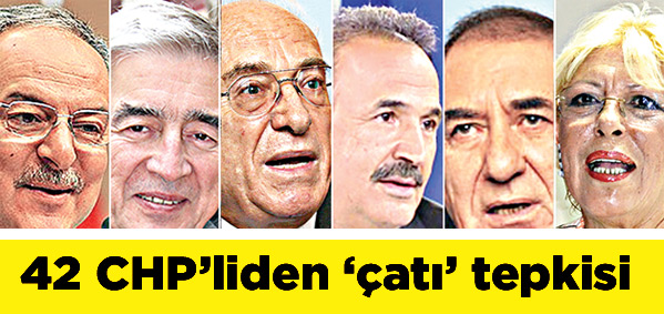 42 CHP’liden ‘çatı’ tepkisi