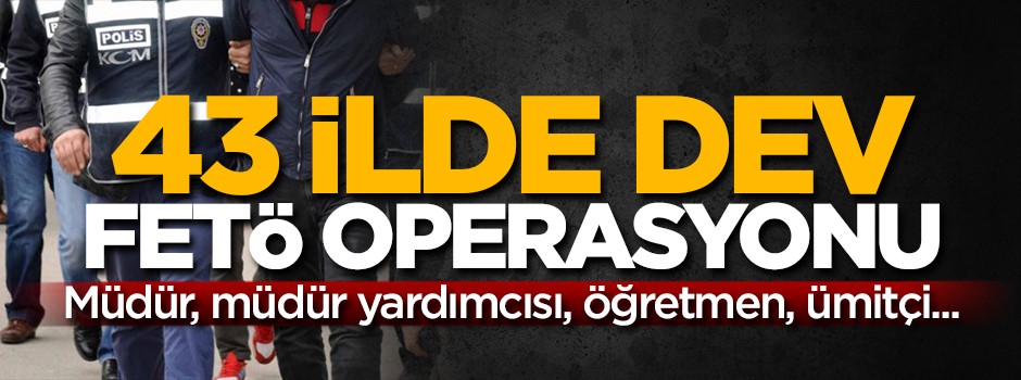 43 ilde dev operasyon! Örgüte büyük darbe... 120 kişi...