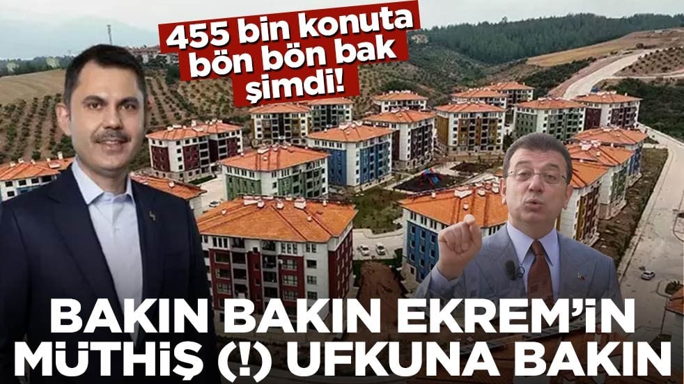 455 bin konuta bön bön bak şimdi! Bakın bakın Ekrem’in müthiş (!) ufkuna bakın
