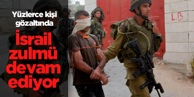 468 Filistinli gözaltında