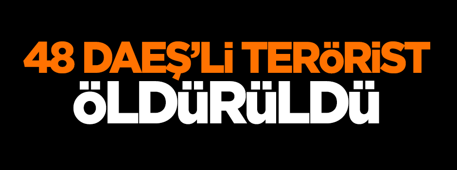  48 DAEŞ'li öldürüldü