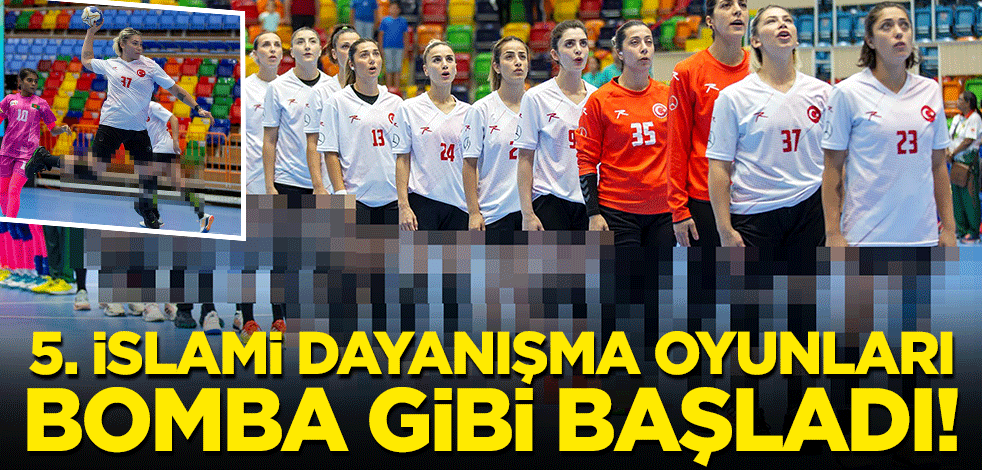 5. İslami Dayanışma Oyunları bomba gibi başladı!