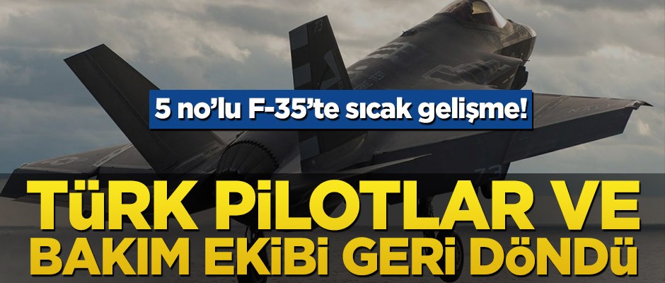 5 no’lu F-35 savaş uçağı ilk uçuşunu yaptı