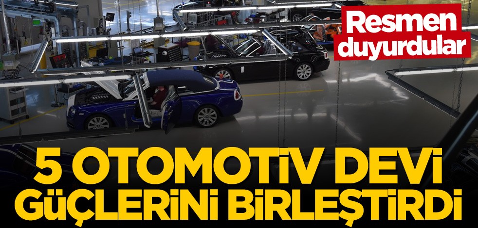 5 otomotiv devi güçlerini birleştirdi