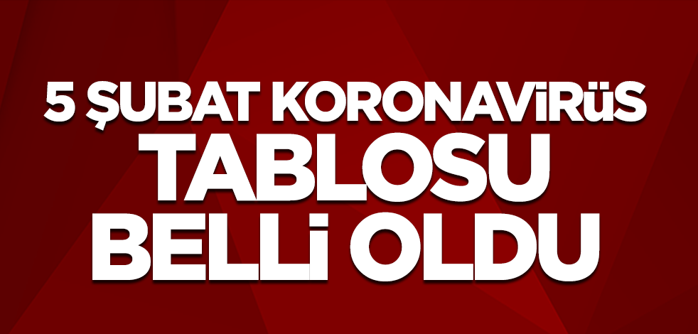 5 Şubat koronavirüs tablosu belli oldu! İşte can kaybı, vaka sayısı...