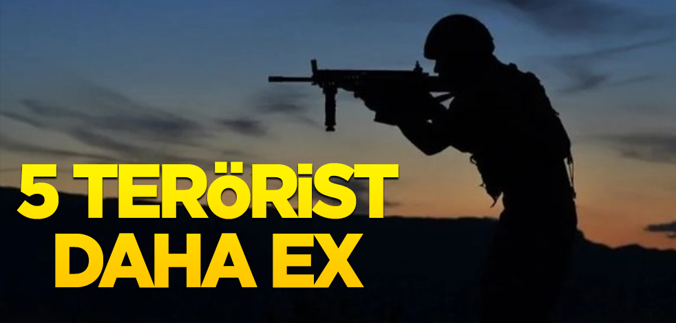 5 Terörist daha ex