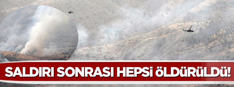 5 terörist öldürüldü!