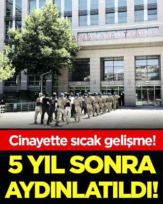 5 yıl sonra aydınlatıldı! Gündem olan cinayette sıcak gelişme
