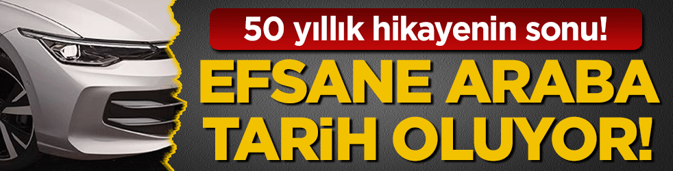 50 yıllık hikayenin sonu: Efsane araba tarih oluyor!