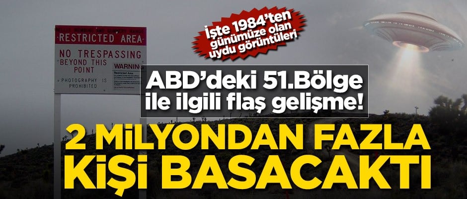 51.Bölge ile ilgili flaş gelişme! 2 milyondan fazla kişi basacaktı