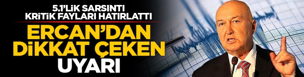 5.1’lik sarsıntı kritik fayları hatırlattı: Ercan’dan dikkat çeken uyarı