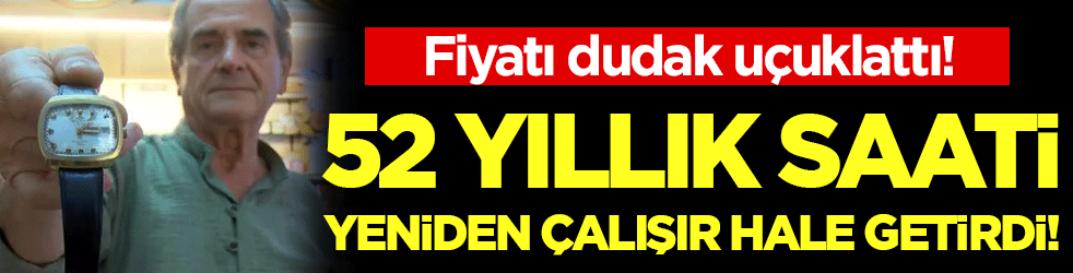 52 yıllık yeniden çalışır hale getirdi! Fiyatı dudak uçuklattı!