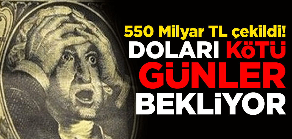 550 Milyar TL çekildi! Doları kötü günler bekliyor