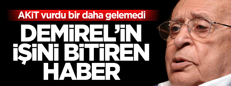 6 defa gitti, 7 defa geldi... Akit vurdu, bir daha gelemedi!