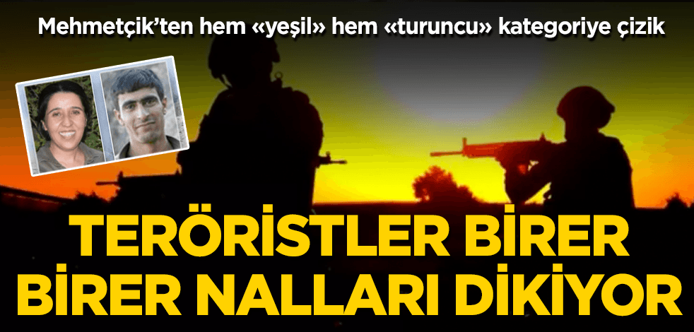 6 terörist daha gebertildi! "Yeşil" de var "turuncu" da
