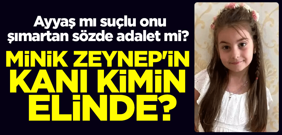 6 yaşındaki Zeynep'in kanı kimin elinde? Ayyaş mı suçlu onu şımartan sözde adalet mi?