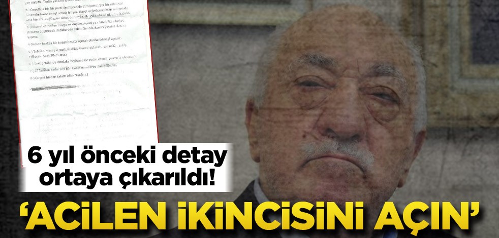 6 yıl önceki detay ortaya çıkarıldı! İşte FETÖ’nün sosyal medya talimatları