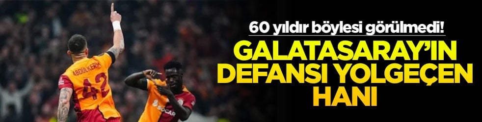 60 yıldır böylesi görülmedi! Galatasaray'ın defansı yol geçen hanı