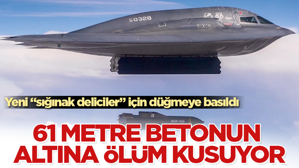 61 metre betonun altına ölüm kusuyor! Yeni “sığınak deliciler” için düğmeye basıldı