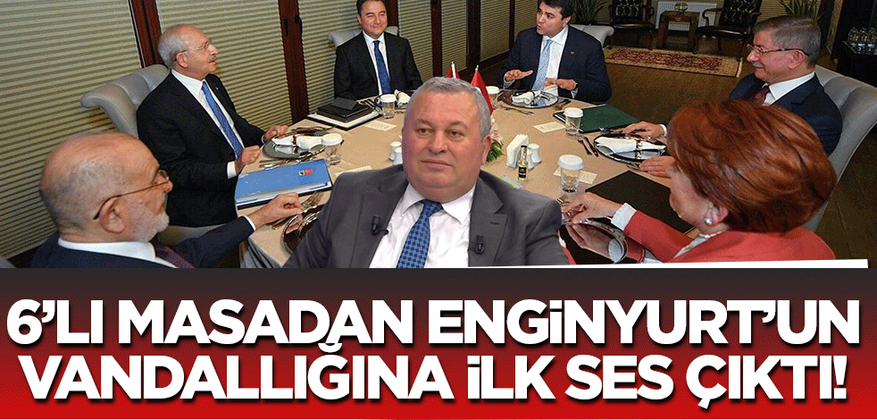 6'lı masadan ilk ses çıktı! Selçuk Özdağ Cemal Enginyurt'un vandallığını eleştirenleri hedef aldı
