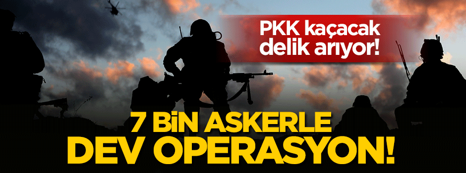 Diyarbakır’da 7 bin askerin katıldığı dev operasyon başladı