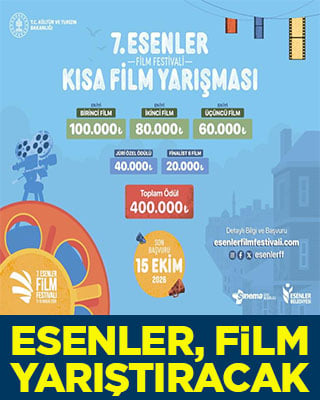7. Esenler Film Festivali Kısa Film Yarışması’na başvurular başladı