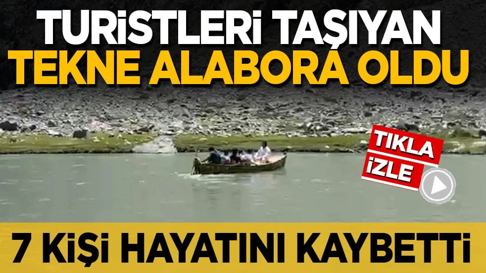 7 kişi hayatını kaybetti! Turistleri taşıyan tekne alabora oldu