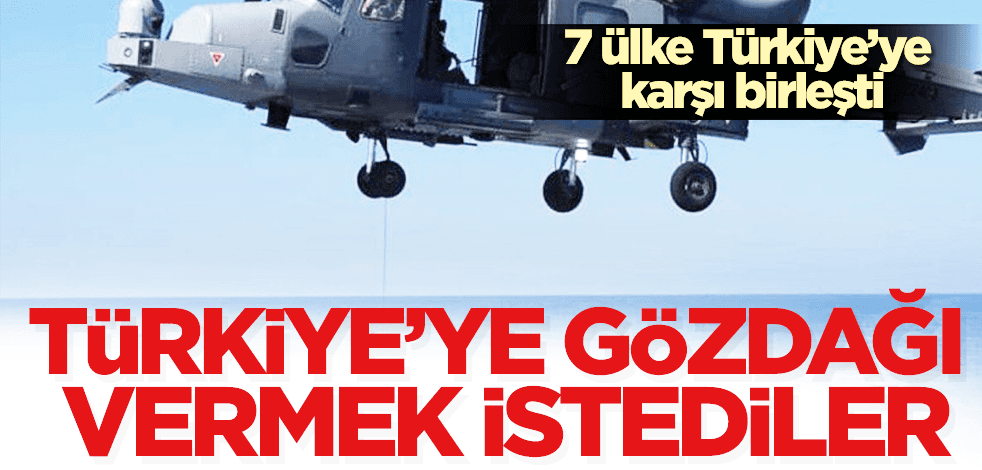 7 ülkenin katıldığı Nemesi Tatbikatı’ya Türkiye’ye akıllarınca gözdağı vermek istediler!