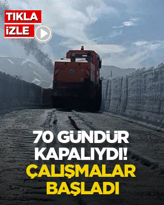 70 gündür kapalıydı! Çalışmalar başladı