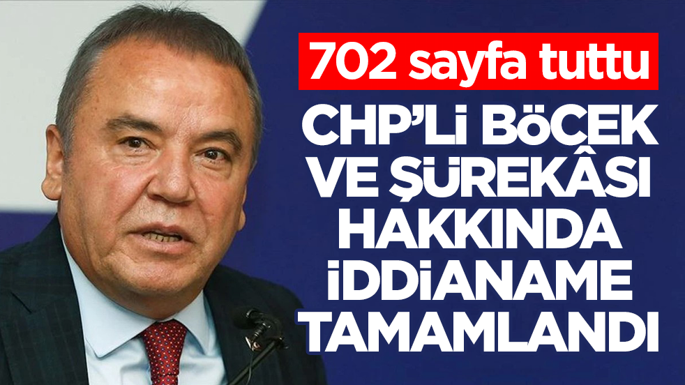 Muhittin Böcek iddianamesi ile ilgili flaş gelişme