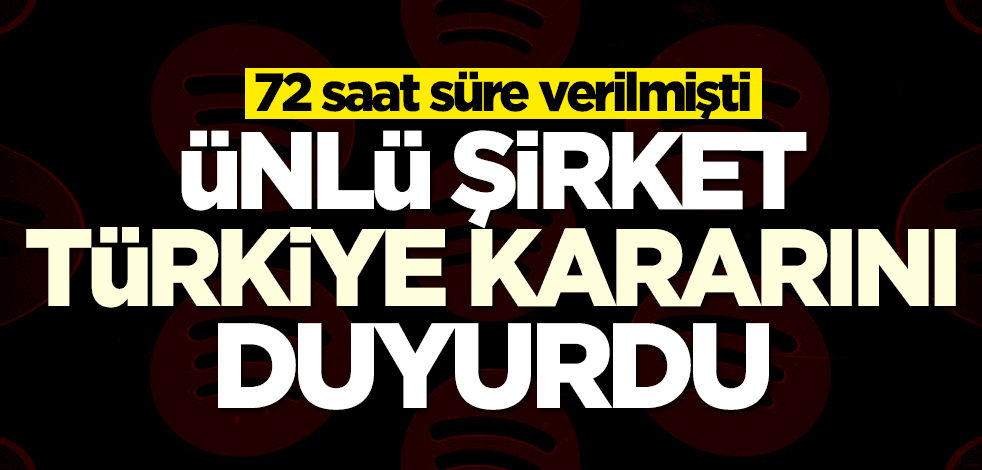72 saat süre verilmişti! Spotify Türkiye kararını duyurdu
