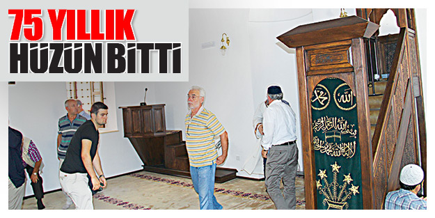 75 Yıllık hüzün bitti