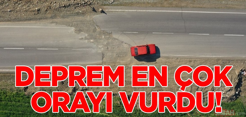 7,6 büyüklüğündeki deprem en çok orayı vurdu! Bölgede yollar 4 metre kaydı! Ürküten görüntü