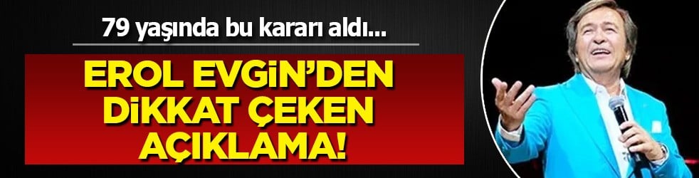 79 yaşındaki şarkıcı Erol Evgin’den dikkat çeken açıklama: 'Müzikten sıkıldım' iddialarına açıklık getirdi