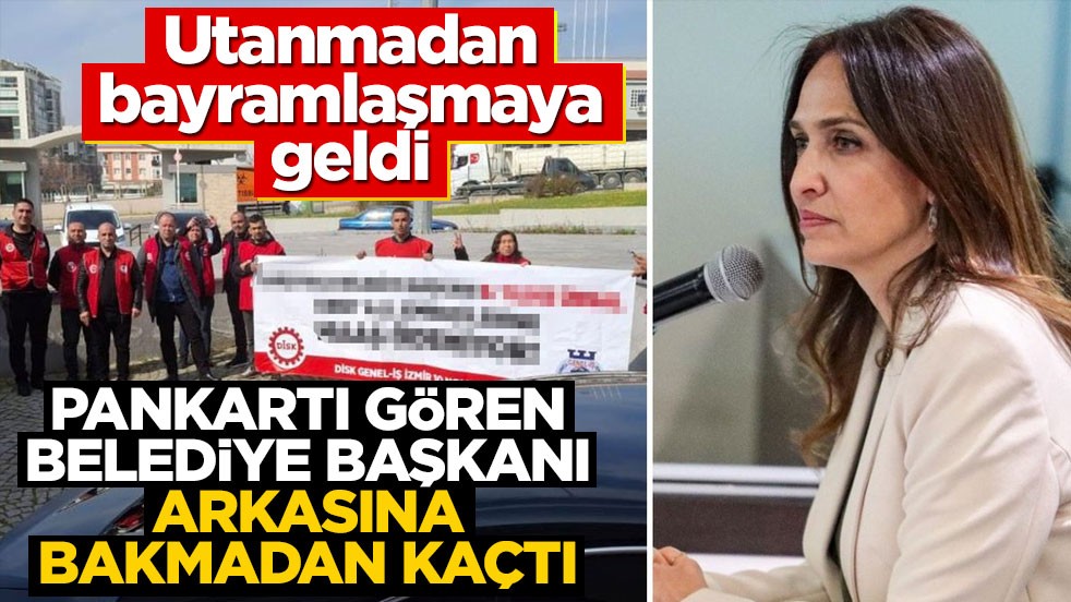 8 aydır maaş alamayan işçiler CHP'li Belediye Başkanı'nı protesto ettiler