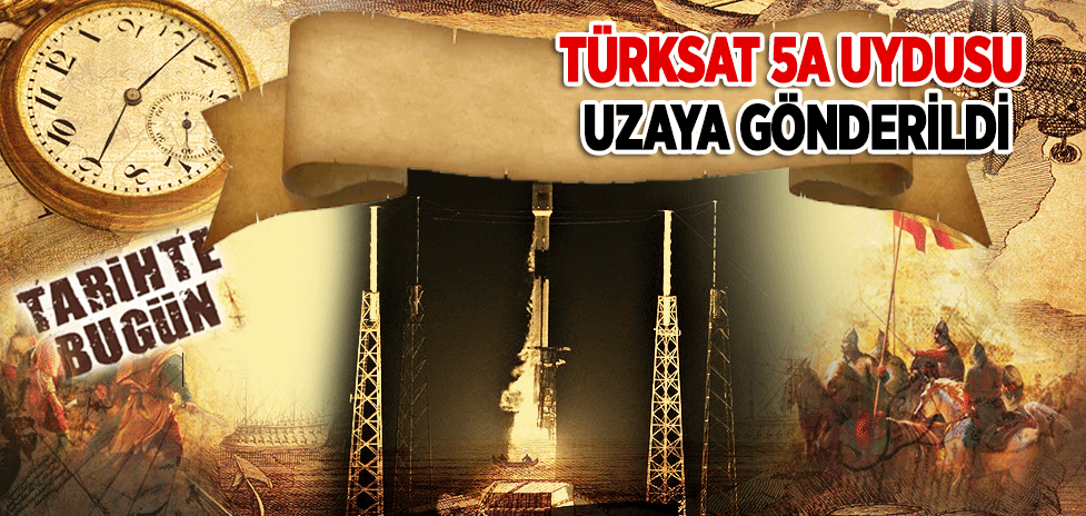 8 Ocak 2021: Türksat 5A Uydusu Uzaya Gönderildi