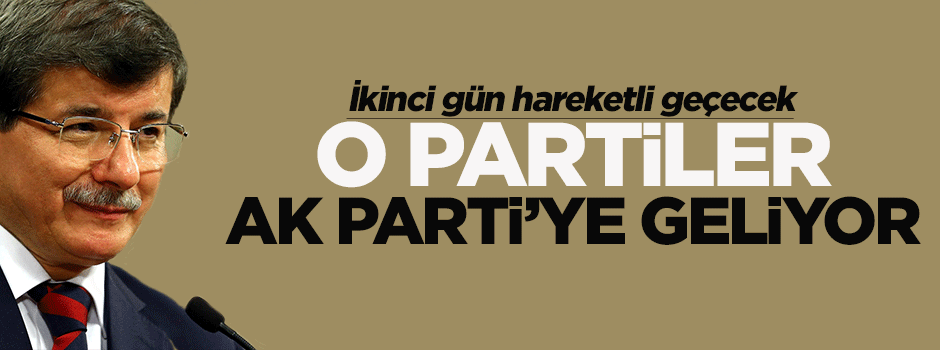8 parti yarın AK Parti'yle bayramlaşacak