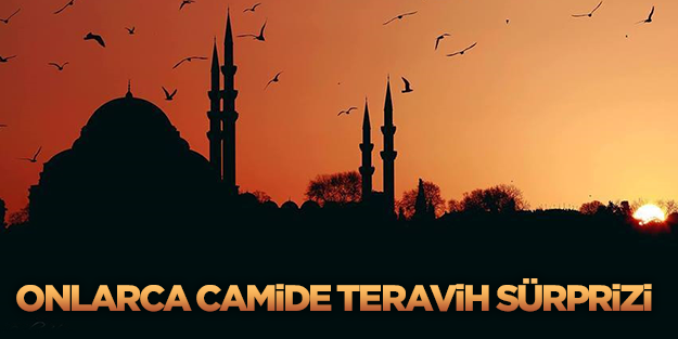 80 camide teravih namazı hatimle kılınacak