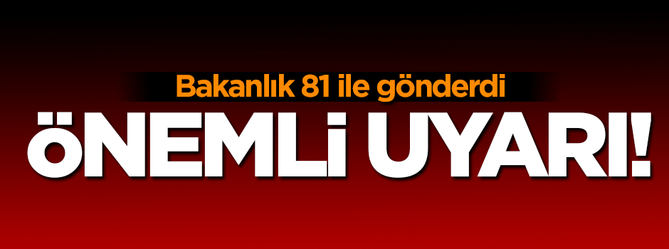 81 ile FETÖ uyarısı!