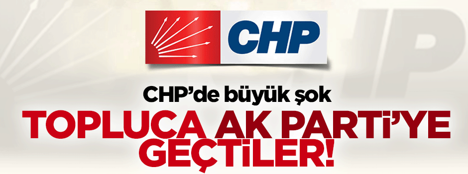 83 kişi AK Parti'ye geçti