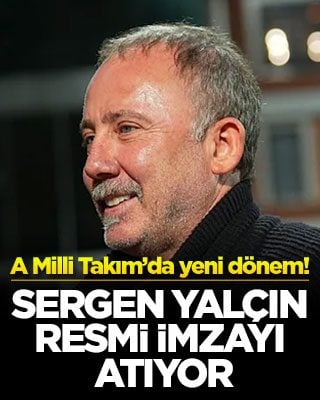 A Milli Takım’da yeni dönem! Sergen Yalçın resmi imzayı atıyor