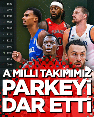 A Milli Takımımız parkeyi dar etti, dünya sıralamasında ilk 10'u fethetti!